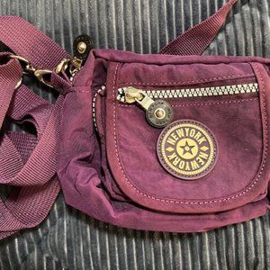 Purple Belt Bag w/ Shoulder Strap